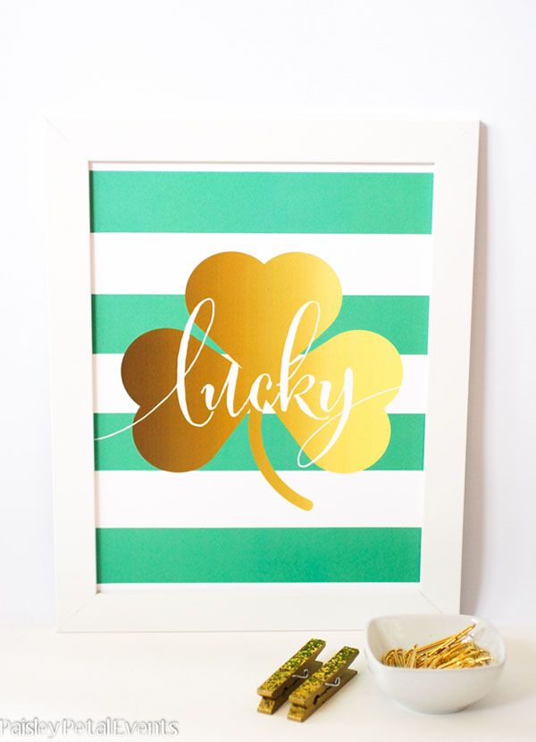 Lucky St. Patrick's Day Printable