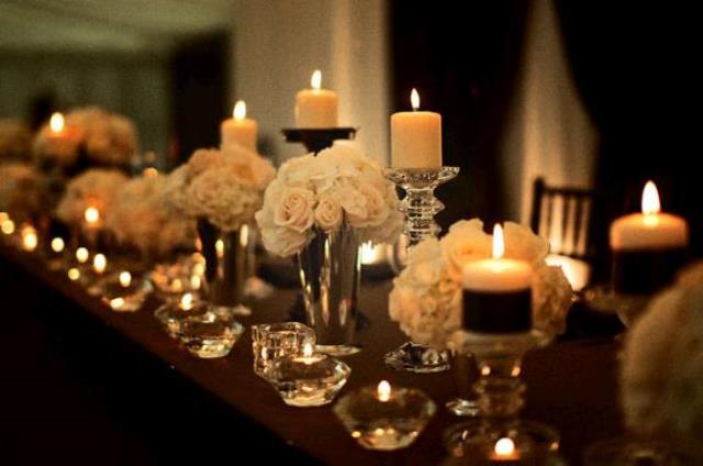 Simple elegant wedding tablescape inspiration