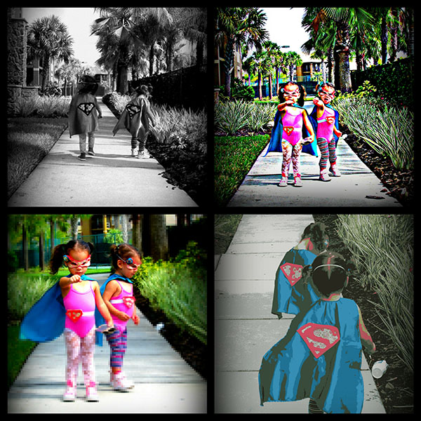 Such a cute cape for a girls super hero party- B. Lovely Events