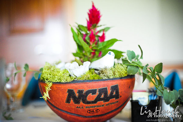 This basketball centerpieces is so adorable!