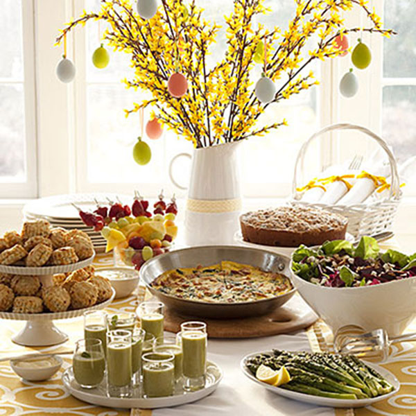 Gorgeous Easter Brunch Display