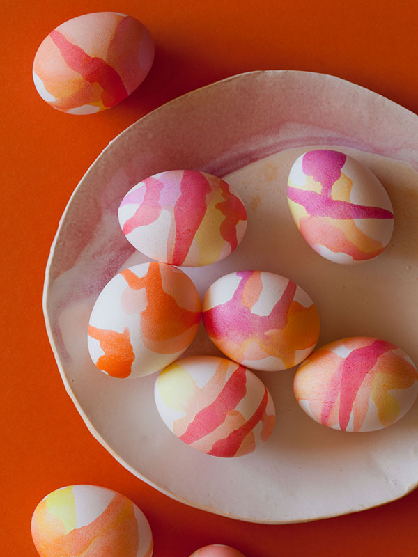 Gorgeous Watercolor Eggs!