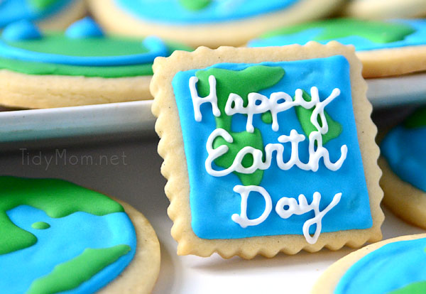 Happy Earth day Cookies- so cute!