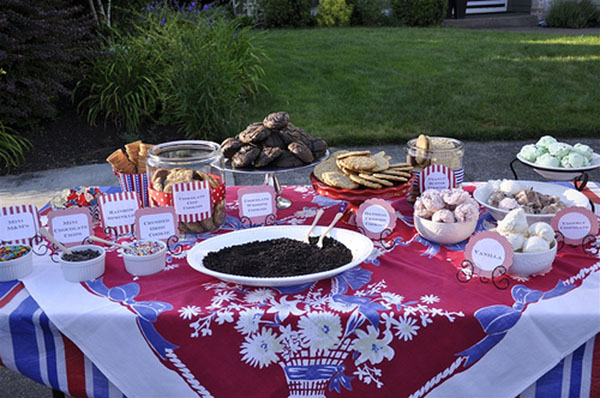 Ice Cream Cookie Bar for 4th of July or any party!