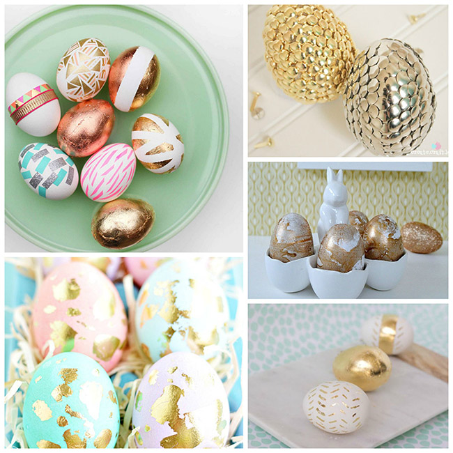 Super Chic Gold Easter Egg Ideas!