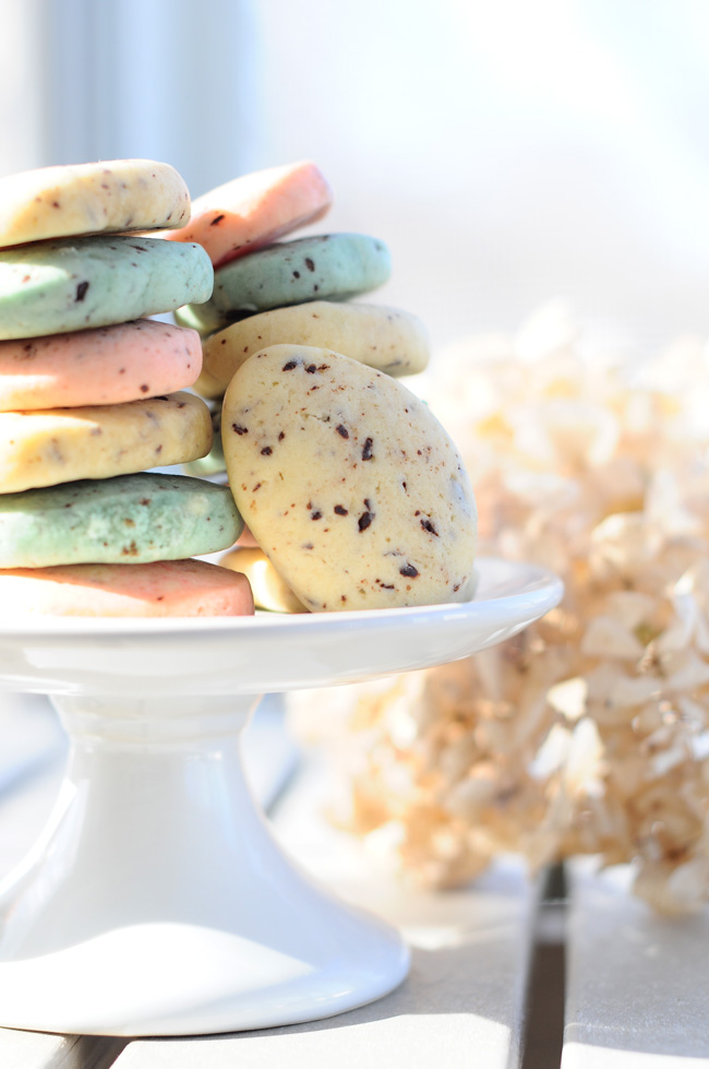 Speckled Robins Egg Cookies!