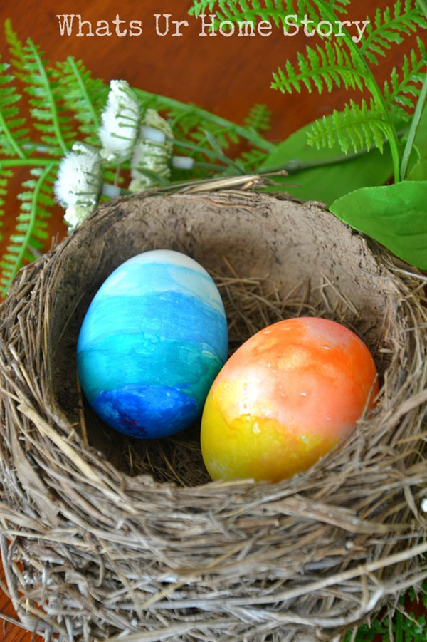 These Watercolor Easter Eggs are darling