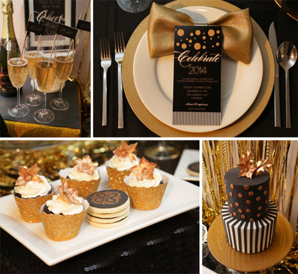 Black and Gold party ideas