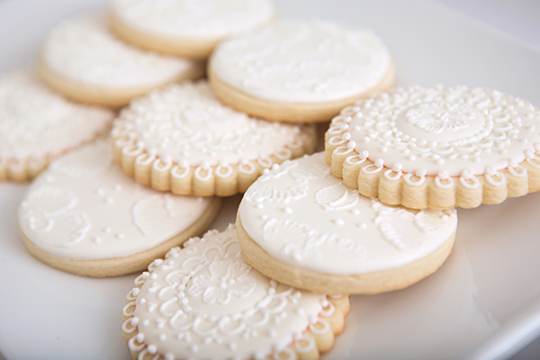 Bridal Shower Lace Cookies