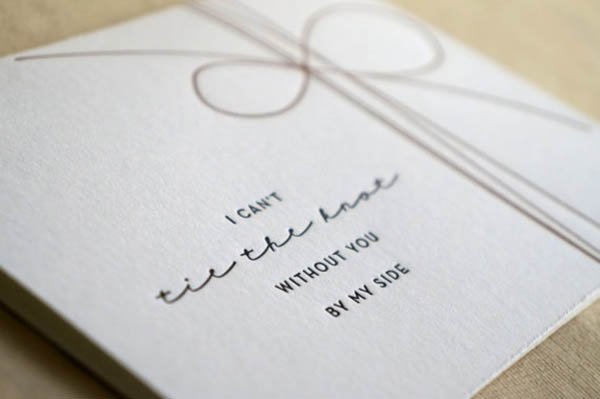 Cute Letterpressed Will You Be My Bridesmaid