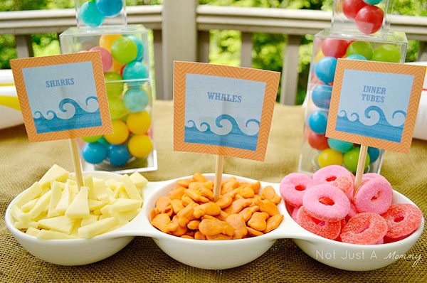 Love these pool party snack ideas