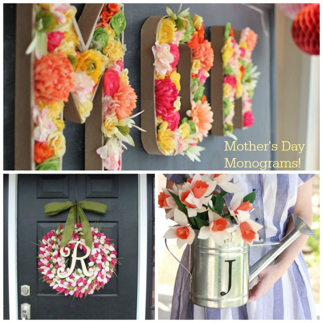 Mother's Day Monogram ideas- B. Lovely events