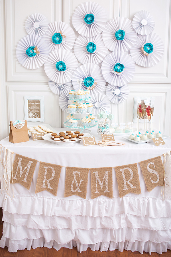 Vintage Lace And Pearls Bridal Shower - B. Lovely Events
