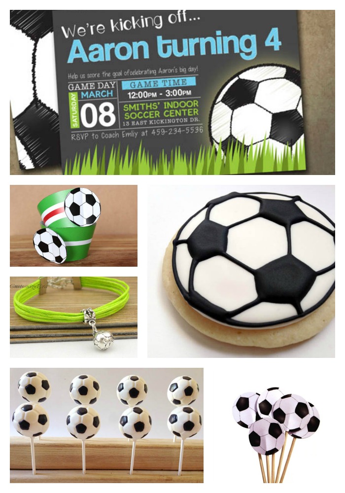 Etsy Finds Soccer Ball Party Ideas