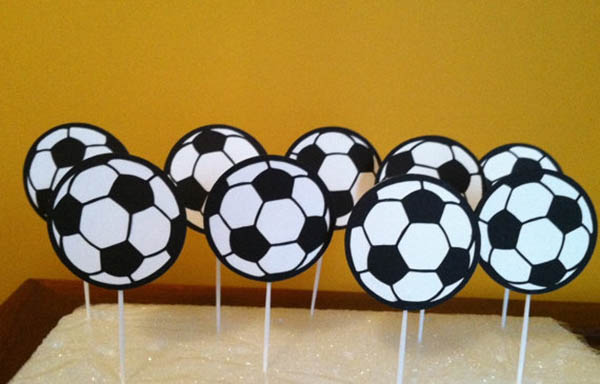 Etsy Find- Soccer Ball Cupcake Topper