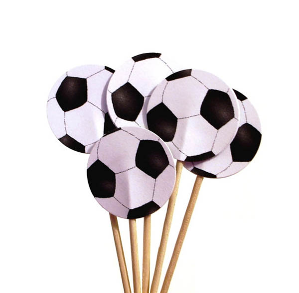 Etsy Find- Soccer Ball Party Picks
