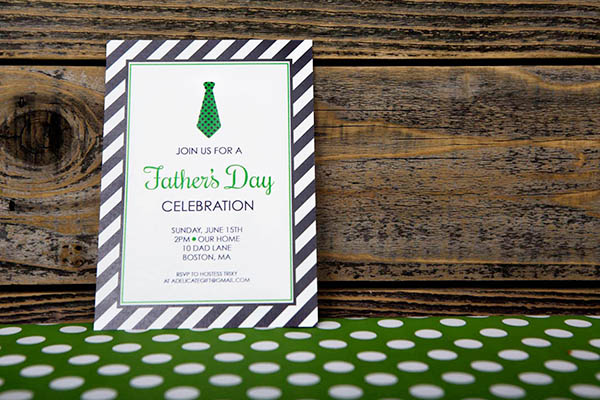 Father's Day Party Invitation -B. Lovely Events