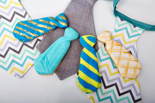 Father's Day Tie Cookies- B. Lovely Events