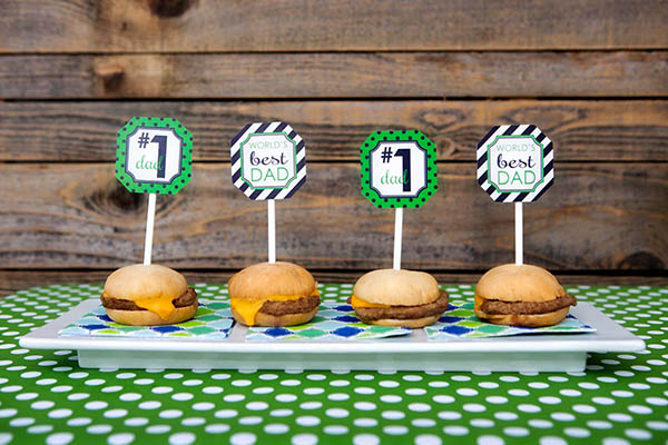 Father's day Sliders- B. Lovely Events