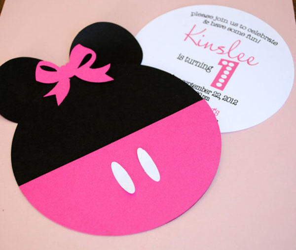 Adorable Minnie Mouse Party Invitations