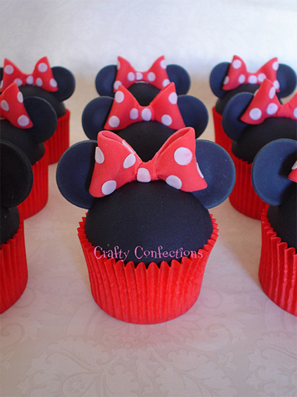Adoring These Minnie Mouse cupcakes