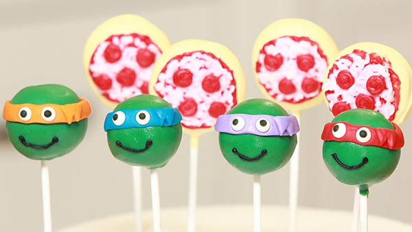 Awesome TMNT Cake Pops!