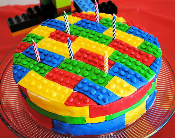 Awesome lego party cake!