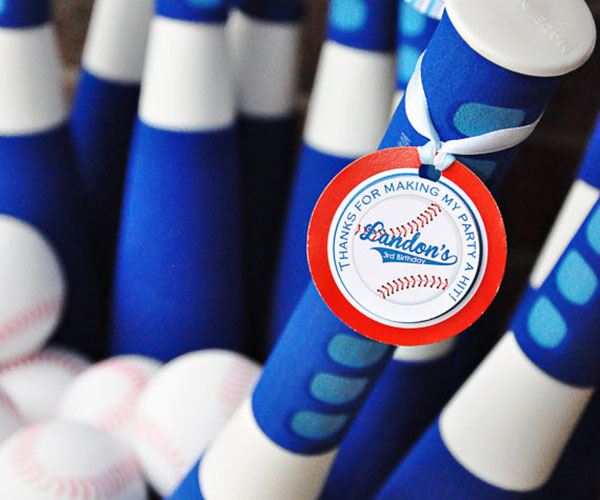 Baseball Bat Favors for a party!