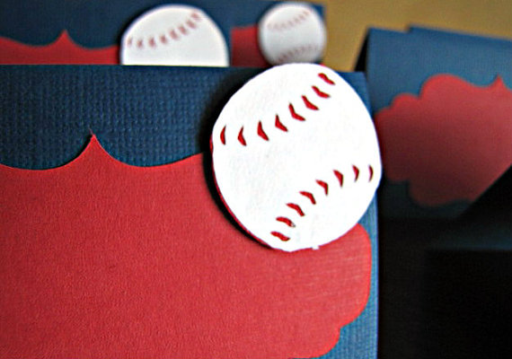 Baseball food tents- perfect for a party!