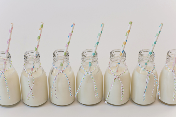 Cute party milk bottles
