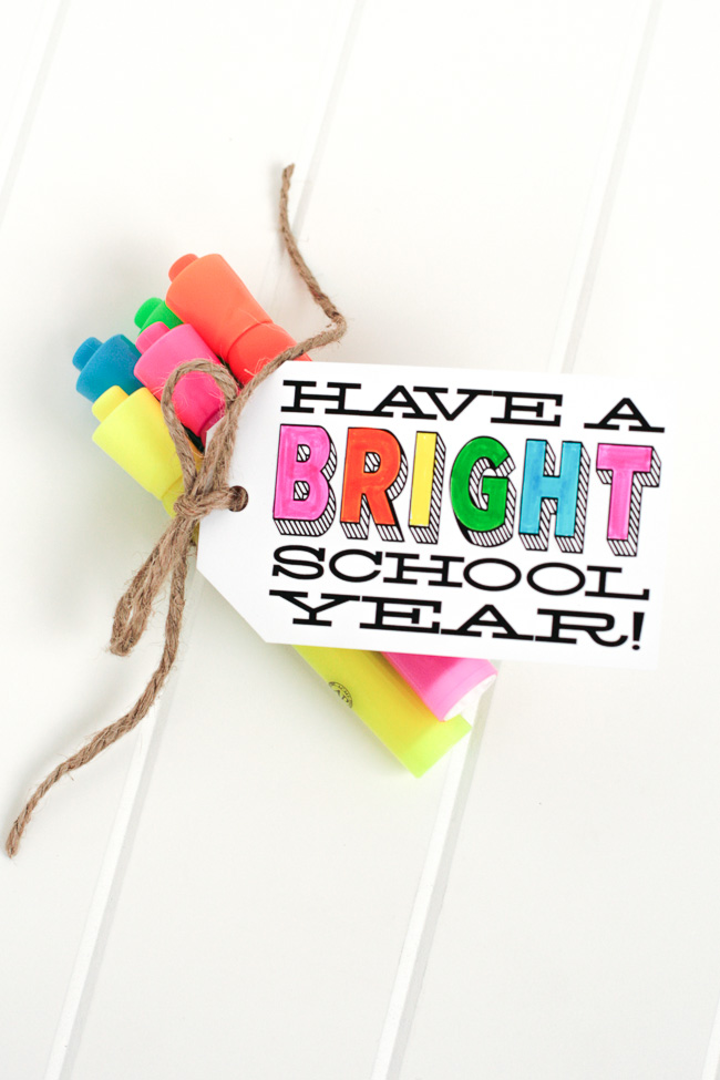 Cute sayings and gifts for a back to school party!