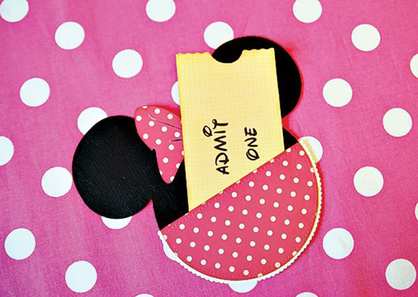 I love this Minnie Mouse Invitation
