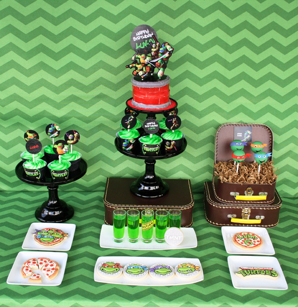 Teenage Mutant Ninja Turtle (TMNT) Birthday Party - The Scrap Shoppe