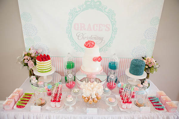 Cute and Colorful Christening Party