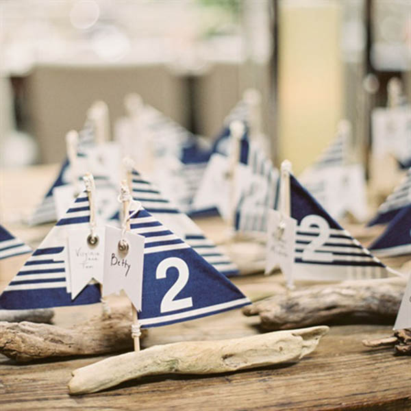 Love These Sailboat Escort Cards