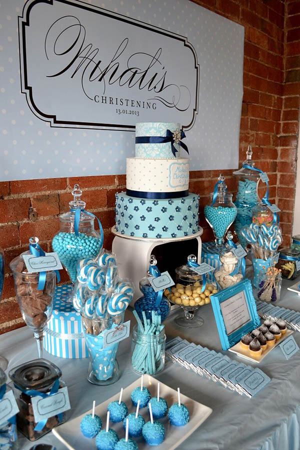 Lovely Blue Christening Party
