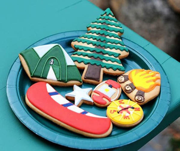 Adorable Camping Cookies