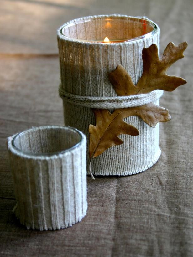 In Love With these Sweater Candles