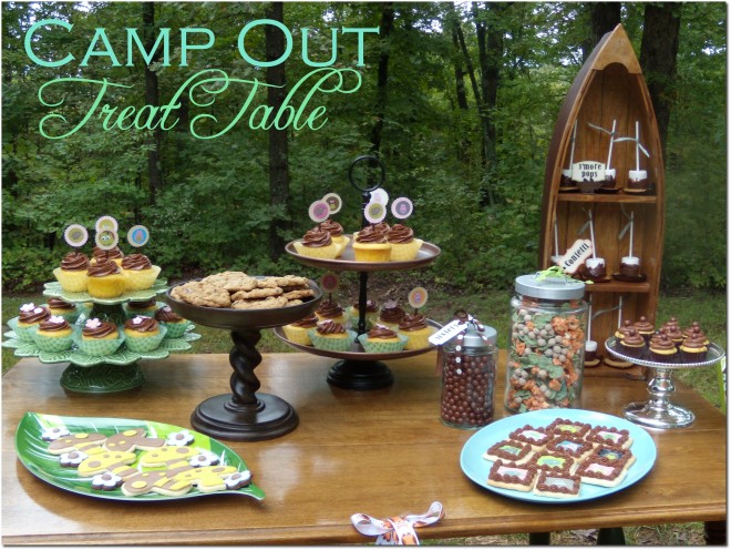 Love this Camp Out Dessert Table For A Camping Party
