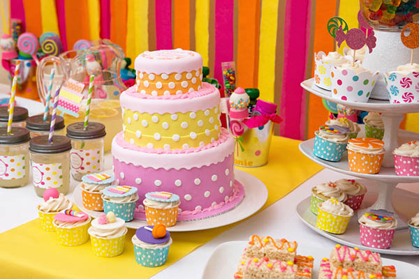 Sweet Shoppe Birthday Party Cake