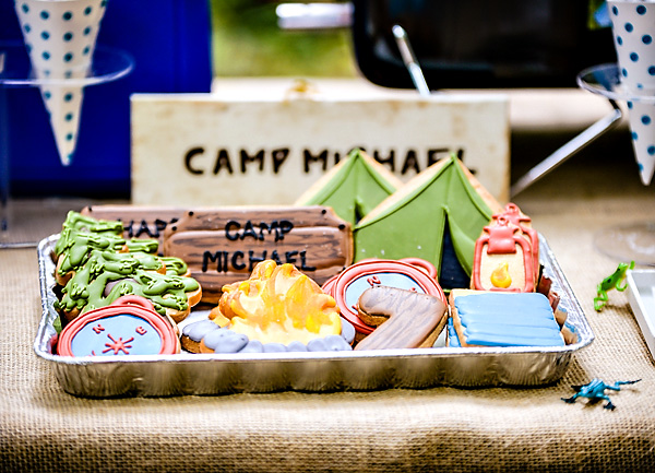 We love these cute camping cookies!