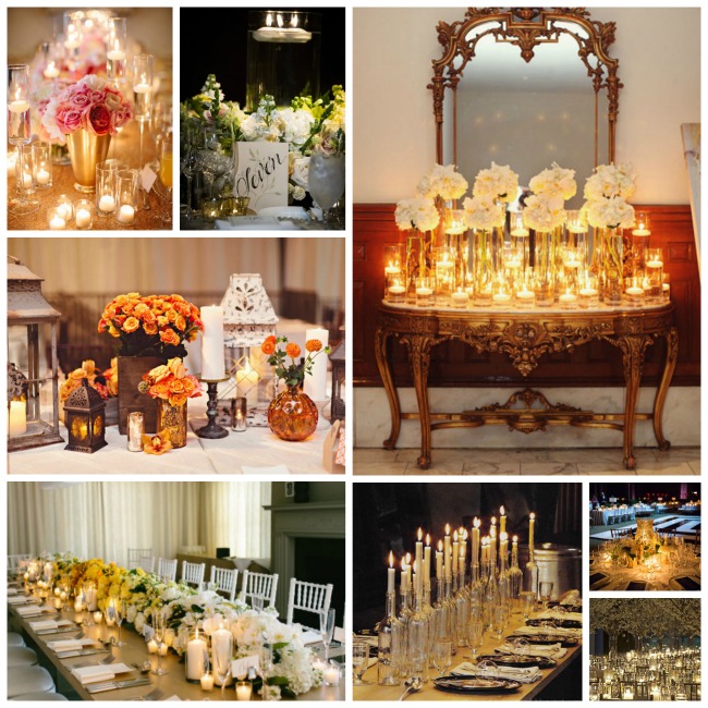 Wedding Candle Centerpieces We Love