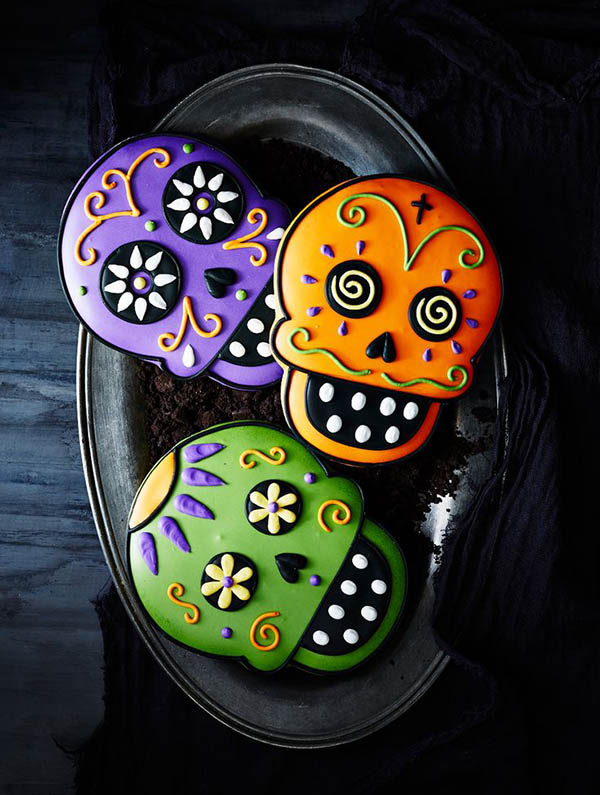 Skull Cookies For halloween!