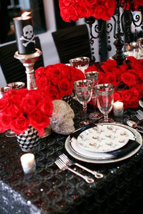 Such A Skeleton theme Halloween table