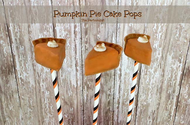 Pumpkin Pie Cake Pops!