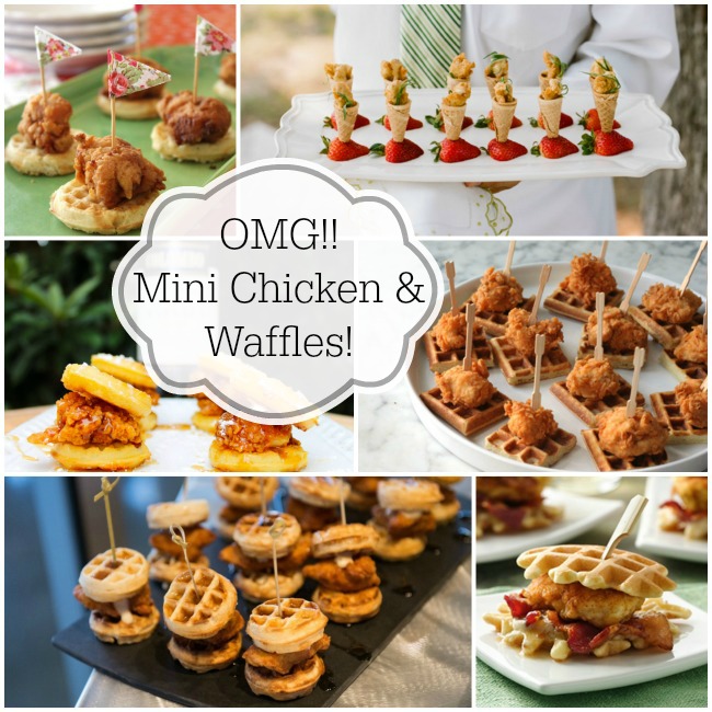 We Love Mini Chicken And Waffles - B. Lovely Events