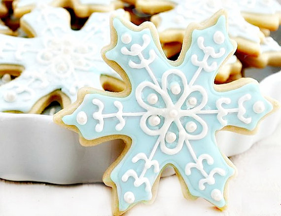 Adorable Snowflake Cookies!