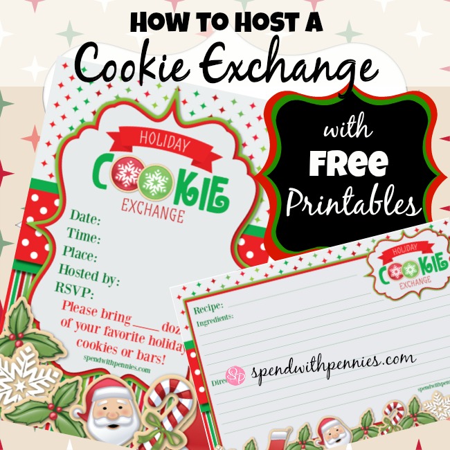 Cookie Exchange Party Free Printables