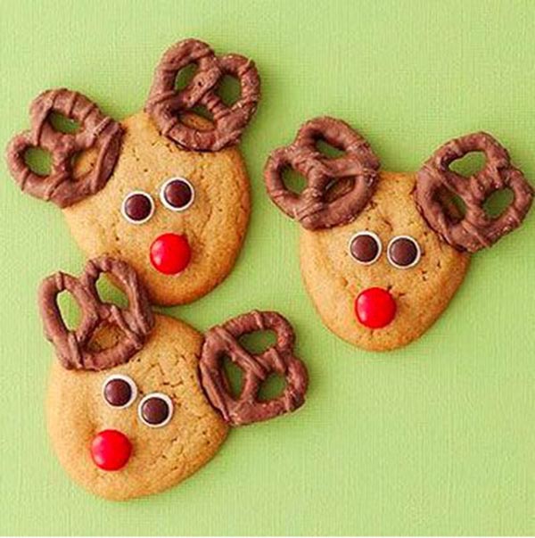 Easy and cute reindeer cookies