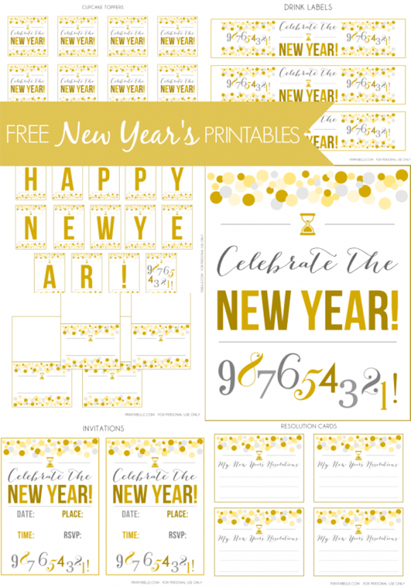 Free New years Printables